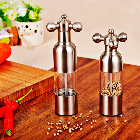Pepper Mill Gadgets Pepper and Salt Grinder Grinding 4 Color Garlic