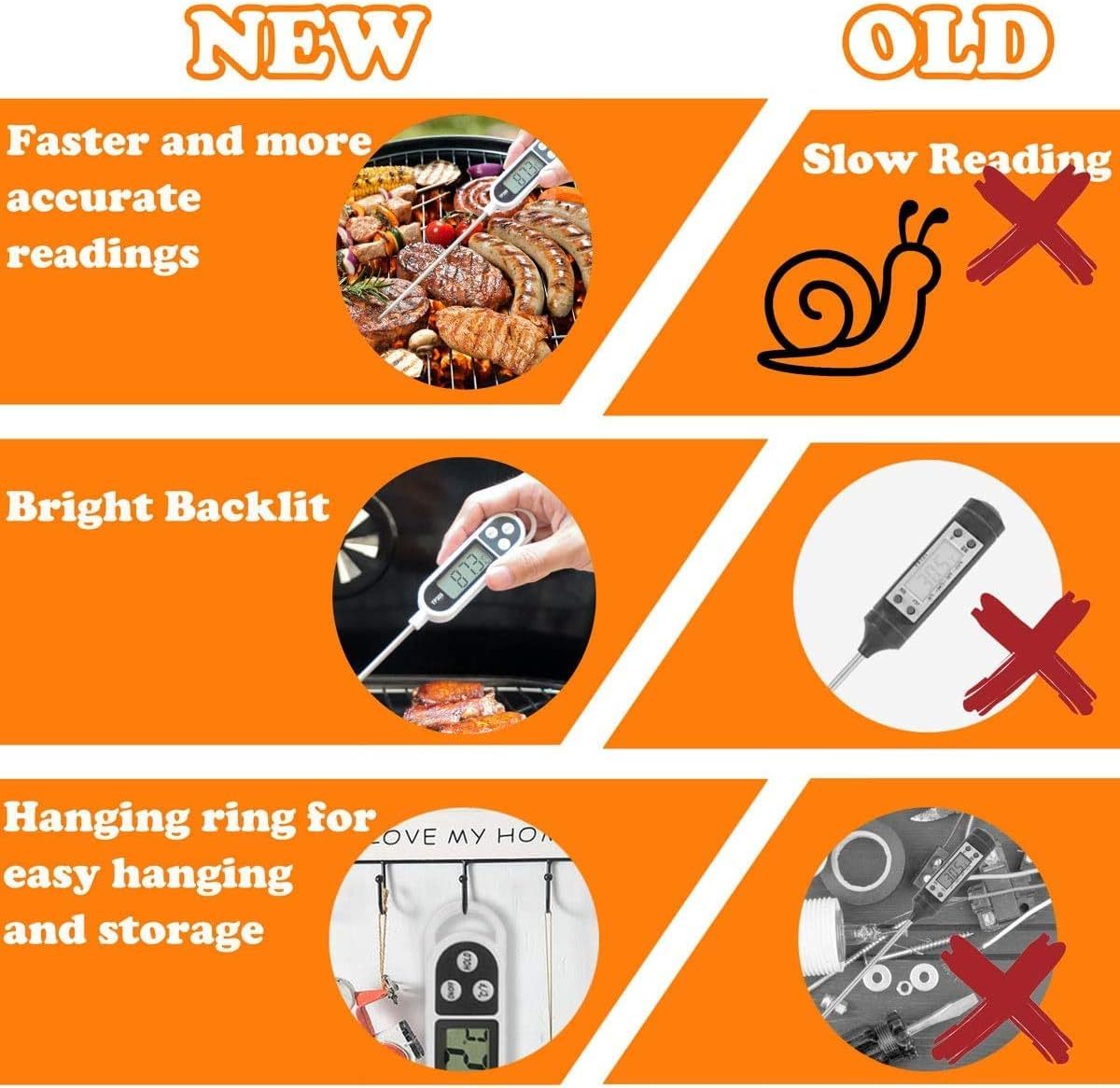 Grilljoy 24PCS BBQ Grill Tools Set With Meat Thermometer