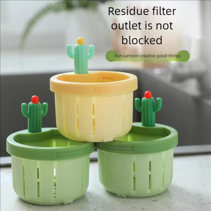 Anti-clogging Cactus Kitchen Sink Drainage Filter Kitchen