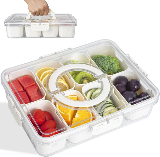 Divided Snack Box Storage Container With Colorful