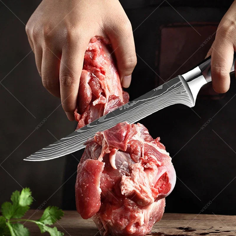 WXCOO Kitchen Scissors Japanese Chef Knife