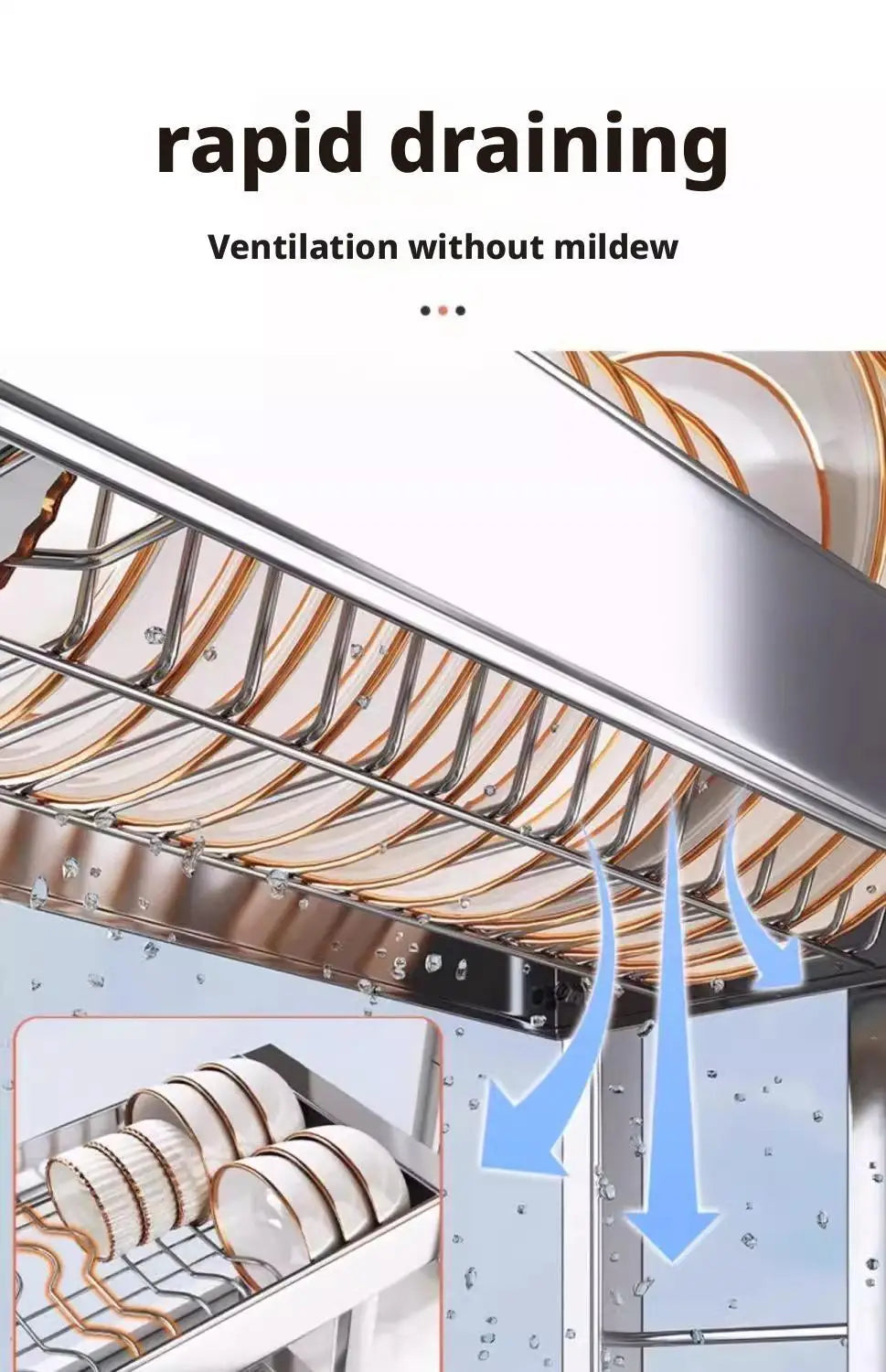 Over Sink Dish Drying Rack Stainless