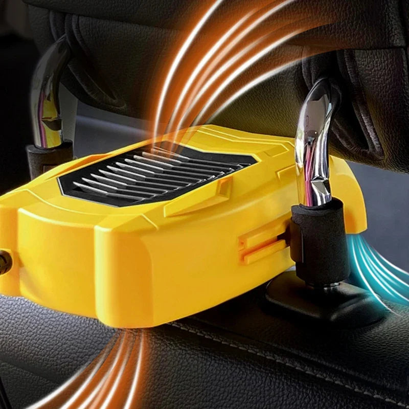 Portable Car Seat Fan 5V USB Rechargeable