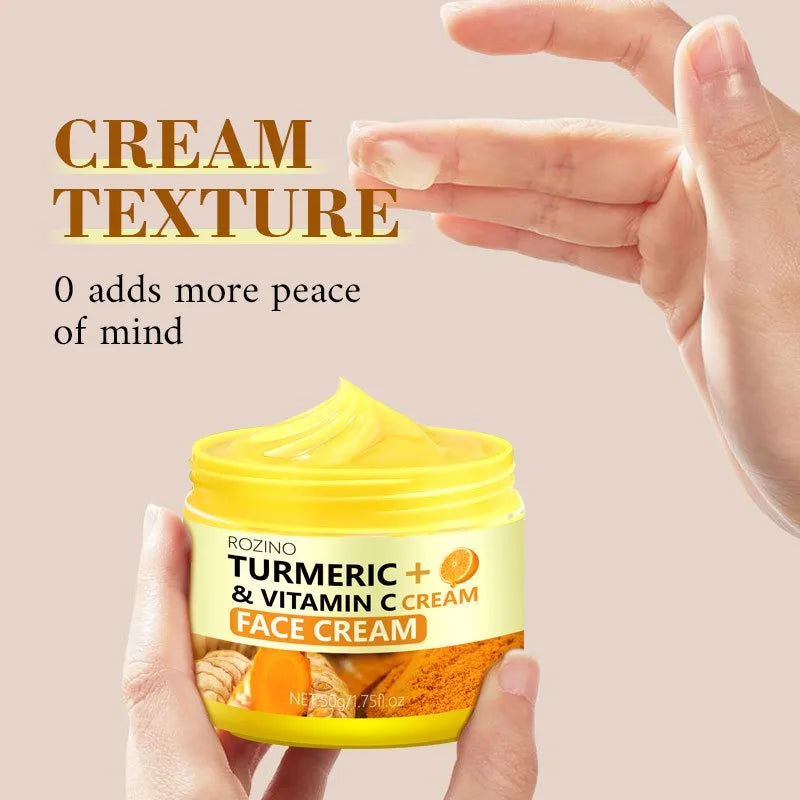 Turmeric Vitamin C Cream Collagen Hyaluronic Acid