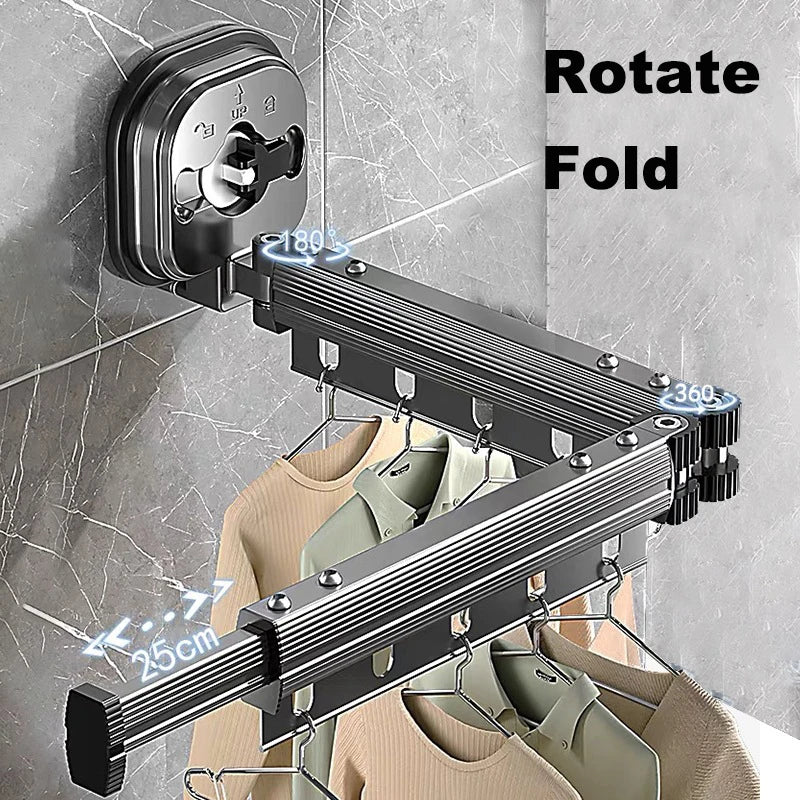 Retractable Clothes Drying Rack