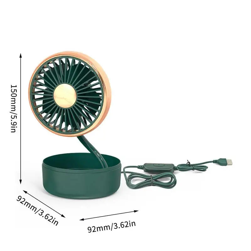 USB Fan 360 Degree Rotation Portable