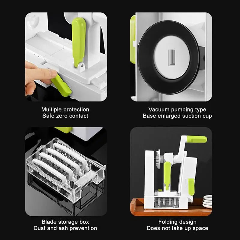 Vegetable Grater Potato Spiral Slicer