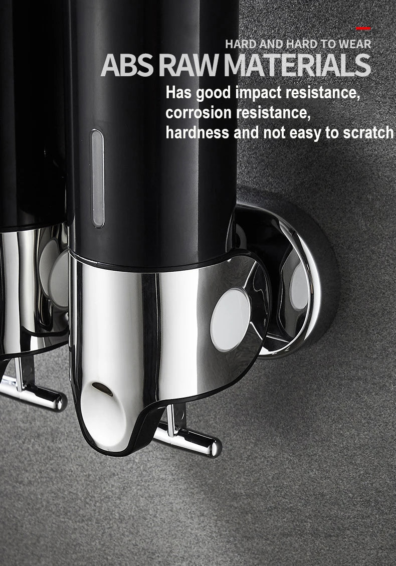 Stainless Steel Soap Dispenser Simple Clean Wall-Mounted