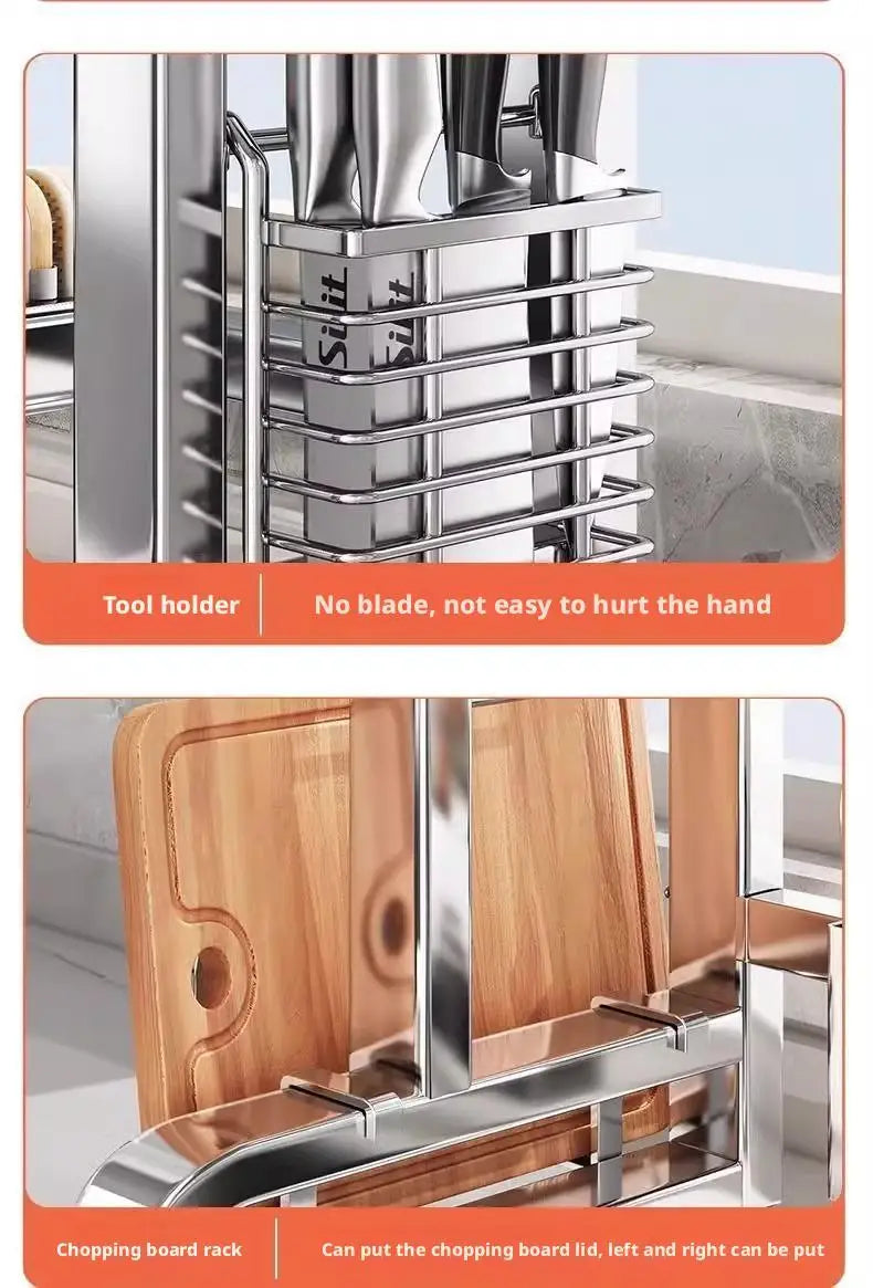 Over Sink Dish Drying Rack Stainless