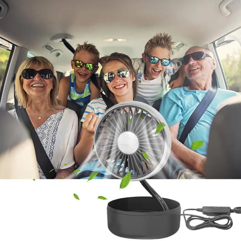 USB Fan 360 Degree Rotation Portable