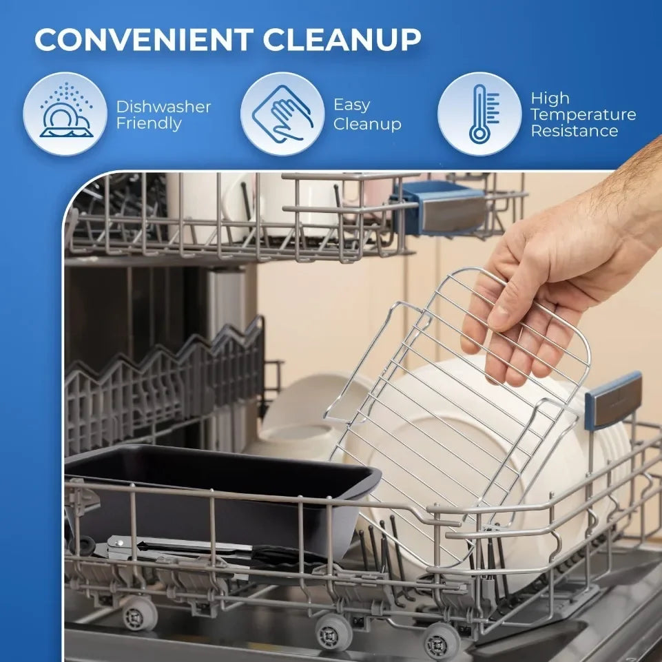 304 Stainless Steel 3-Tier Stackable Air Fryer