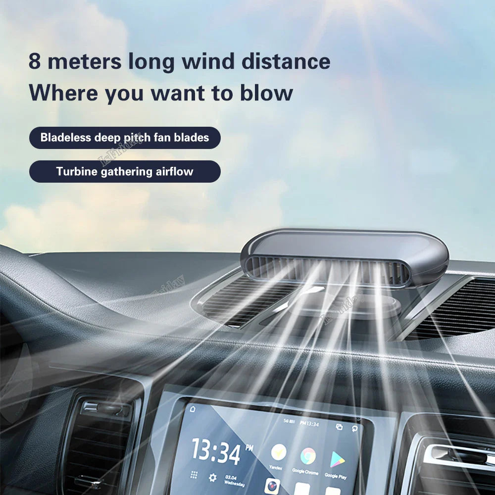 New Electric Car Fan USB Fan No Blades Low Noise