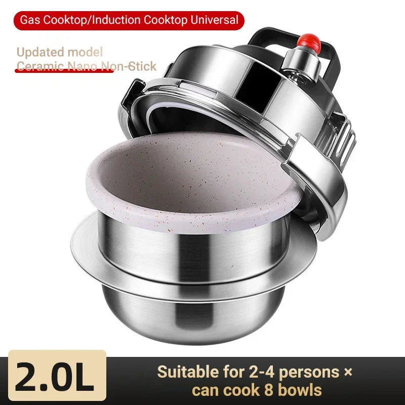 0.8-2L Outdoor Camping Small Pressure Cooker