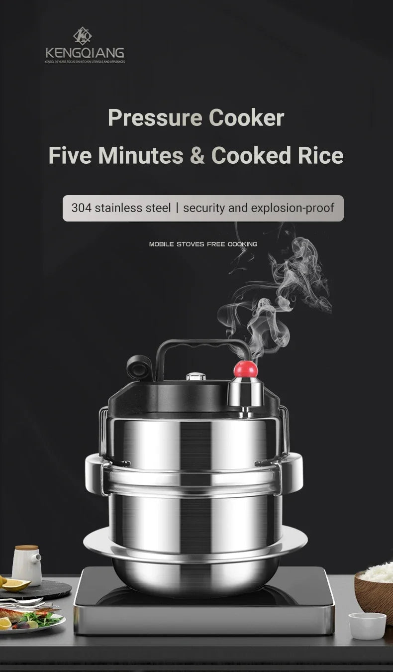 0.8-2L Outdoor Camping Small Pressure Cooker