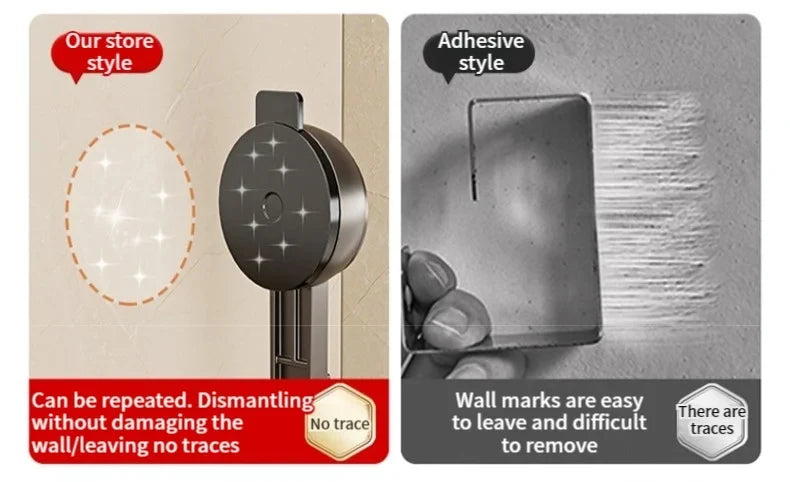 No Drill Suction Cup Suction Bathroom Rack