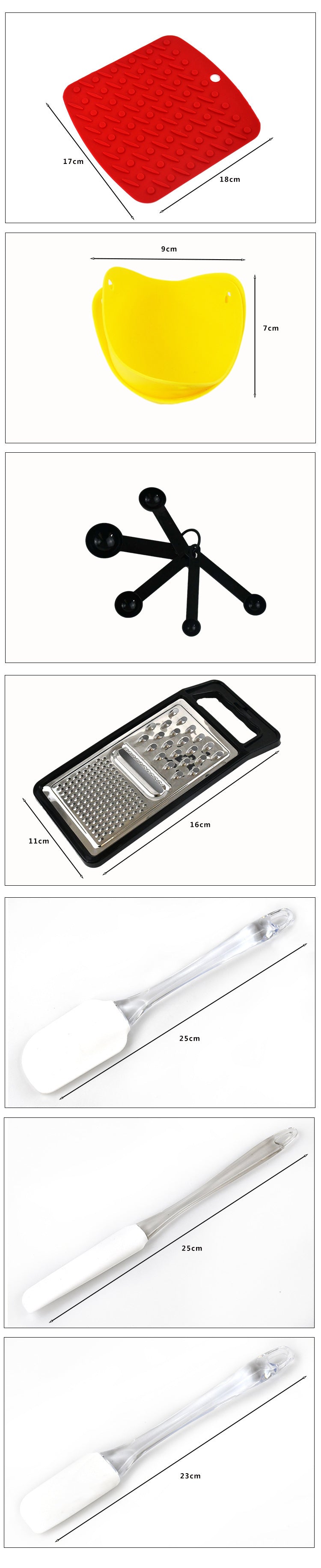 Non-Stick Spatula And Spoon Nylon Kitchen Utensils 44