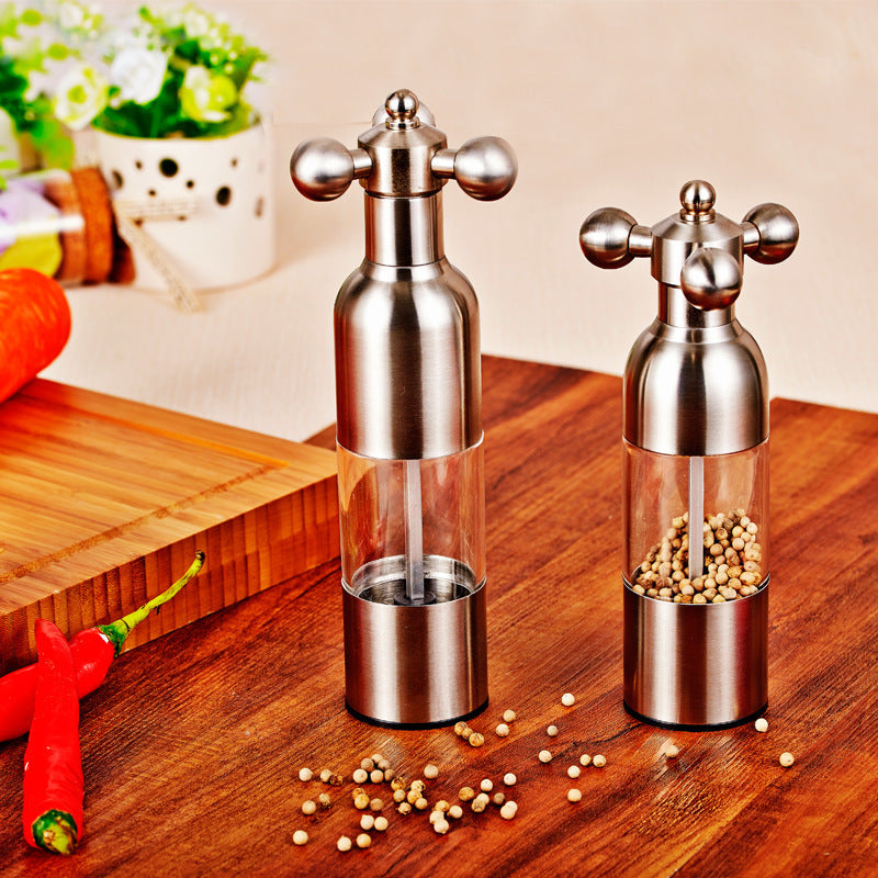 Pepper Mill Gadgets Pepper and Salt Grinder Grinding 4 Color Garlic
