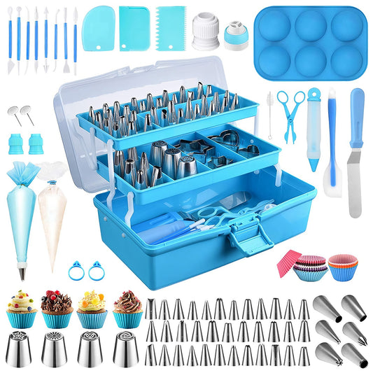 236Pcs Cake Decorating Kit Baking Tools Accessories