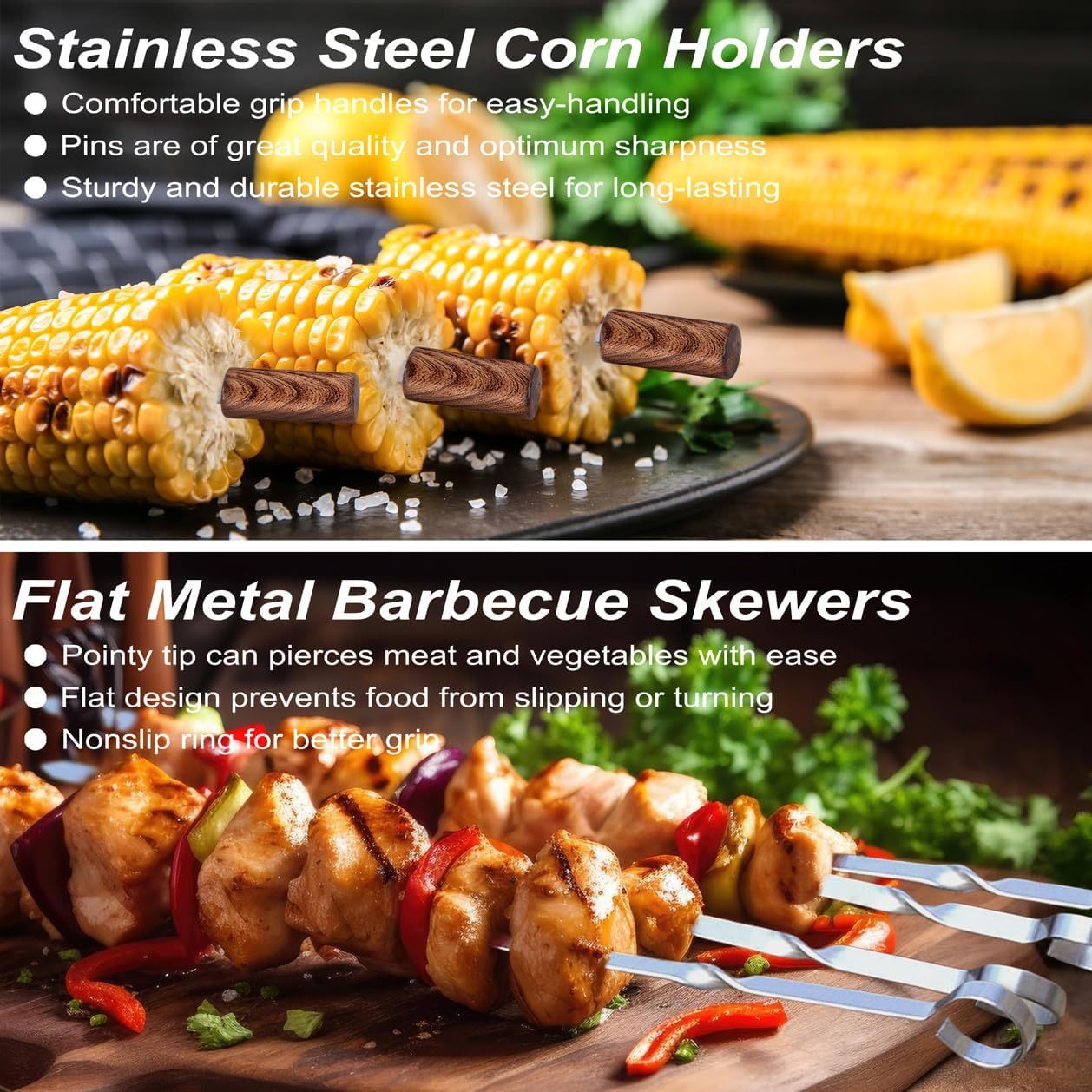 POLIGO 29 PCS BBQ Grill Accessories Stainless Steel BBQ