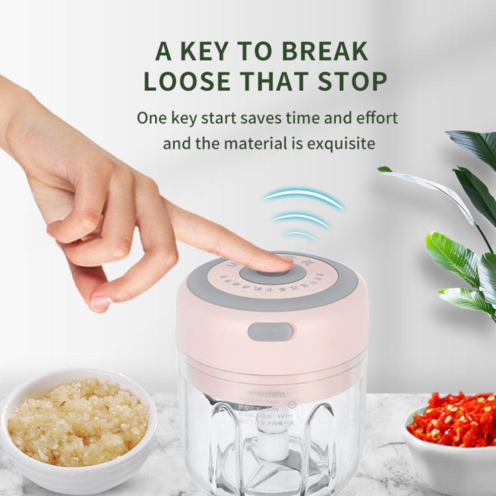 Mini Electric Garlic USB Charging Ginger Machine