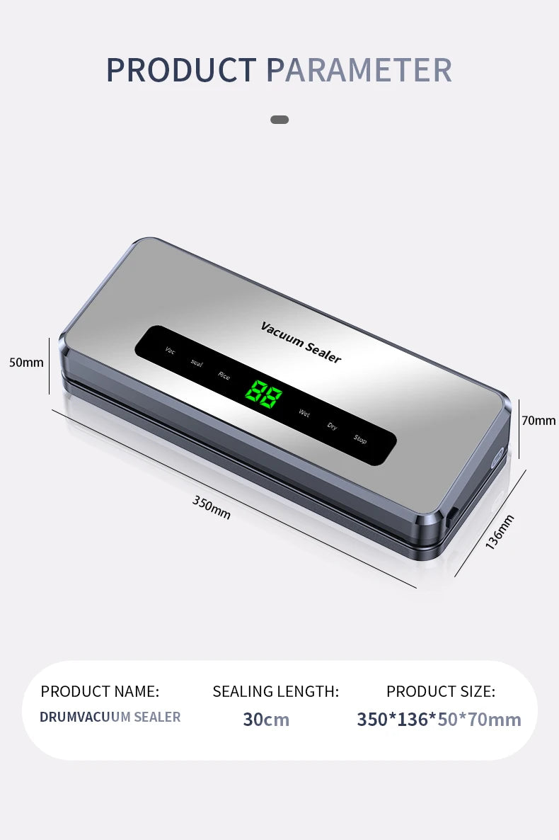 GECOFEER Electric Vacuum  Kitchen Food Storage