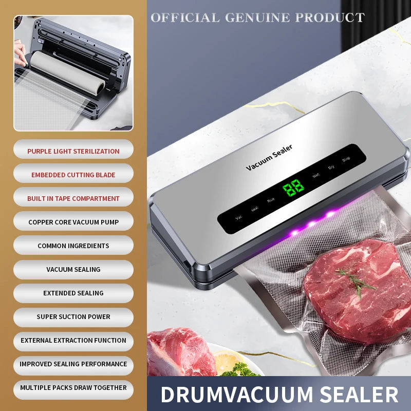 GECOFEER Electric Vacuum  Kitchen Food Storage