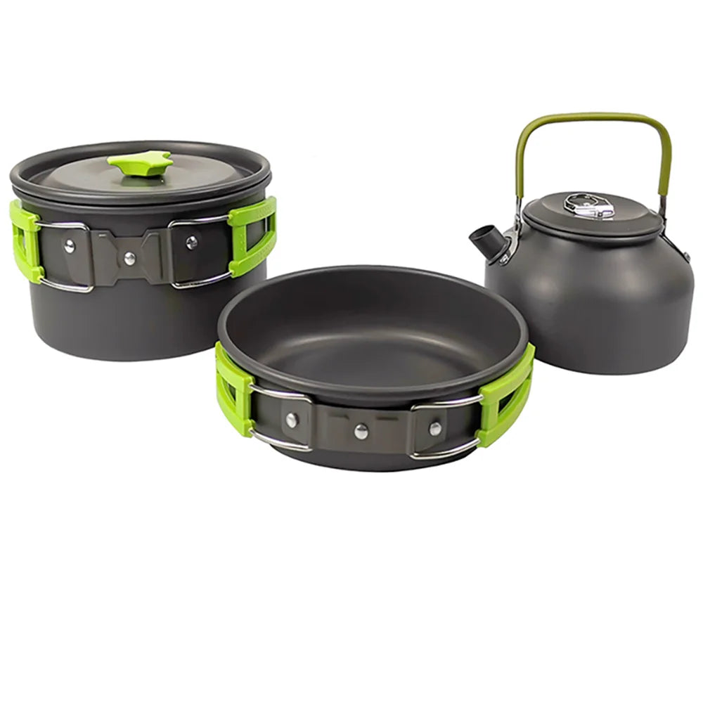 Camping Cooking set Camping Cookware Travel Tableware