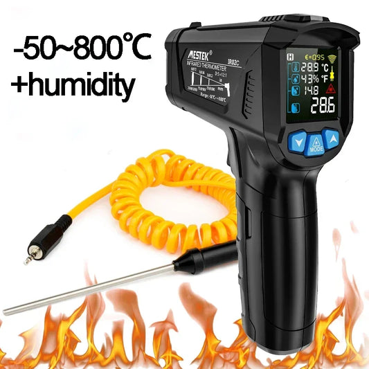 Mestek Digital Infrared Thermometer Color Display Electronic