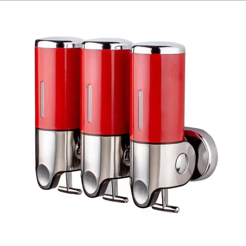 Stainless Steel Soap Dispenser Simple Clean Wall-Mounted