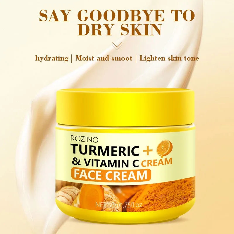 Turmeric Vitamin C Cream Collagen Hyaluronic Acid