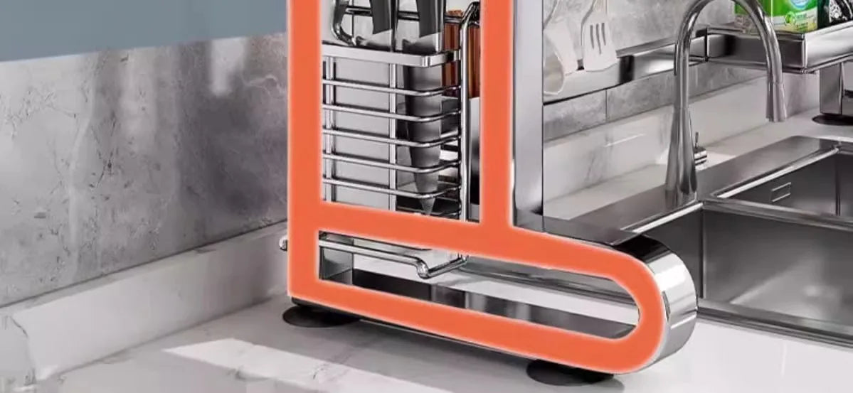 Over Sink Dish Drying Rack Stainless