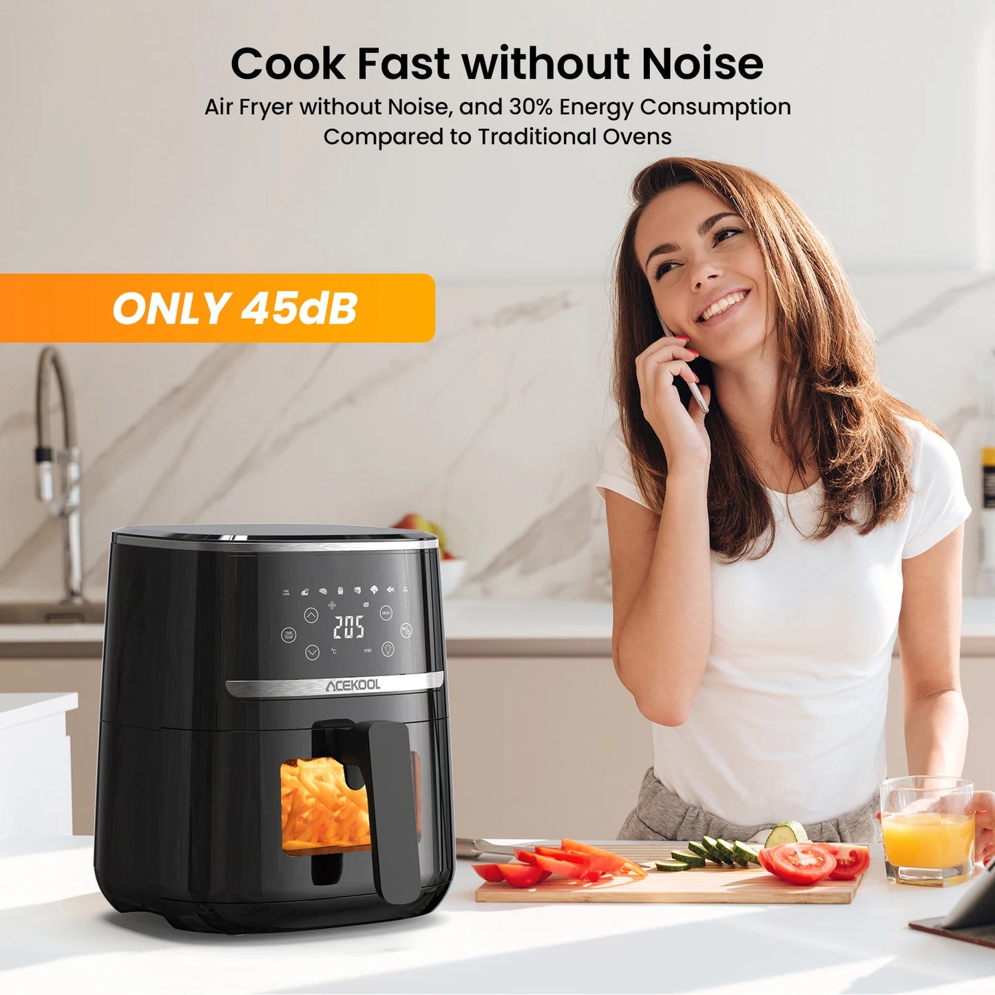 5 Quart Digital Display Air Fryer