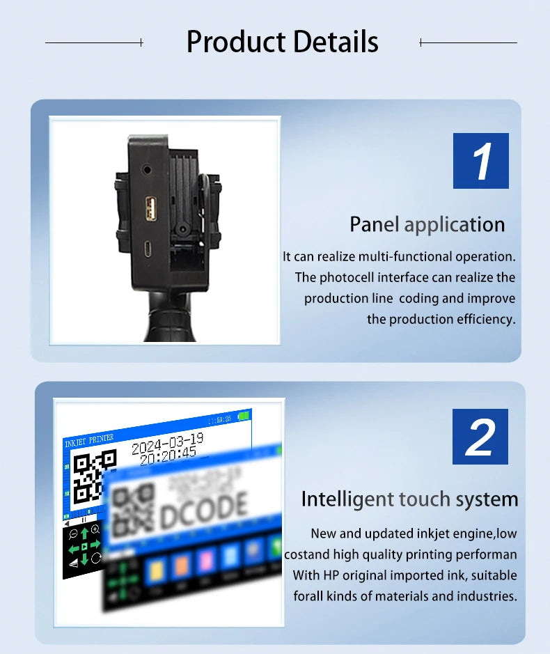 DCODE 1755PLUS 12.7mm Portable Printer