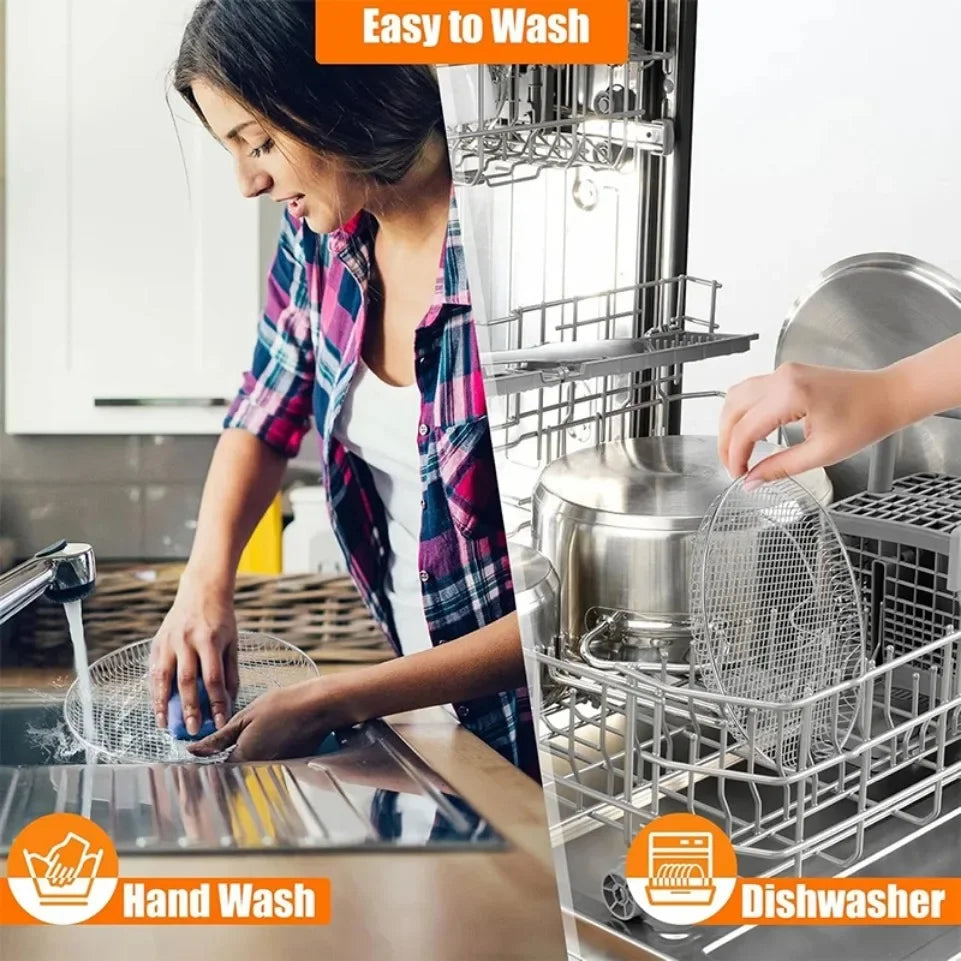 304 Stainless Steel 3-Tier Stackable Air Fryer