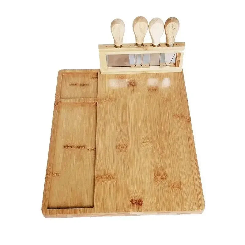 Bamboo Cheese Board Cheese Knife