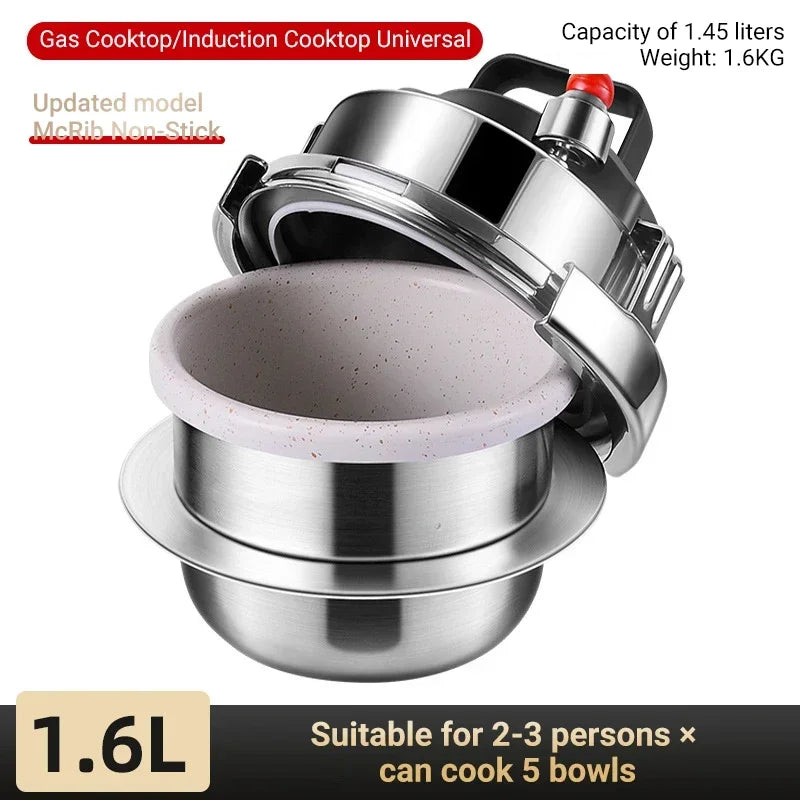 0.8-2L Outdoor Camping Small Pressure Cooker