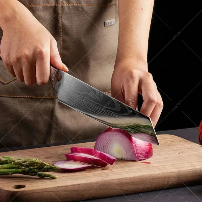 WXCOO Kitchen Scissors Japanese Chef Knife