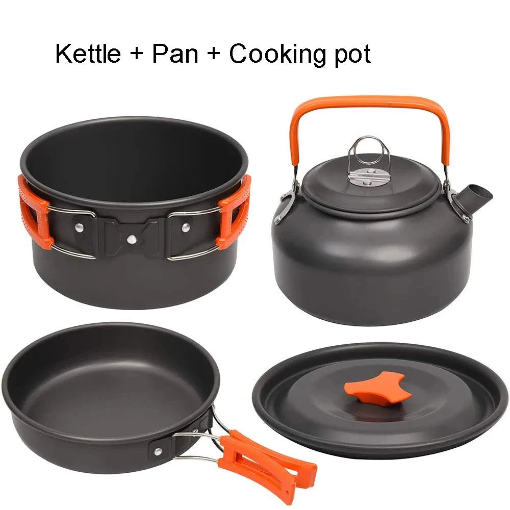 Camping Cooking set Camping Cookware Travel Tableware