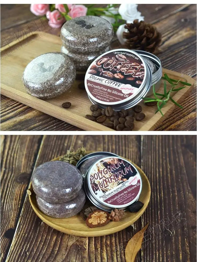 60g Herbal Polygonum Multiflorum Hair Care Plant Shampoo