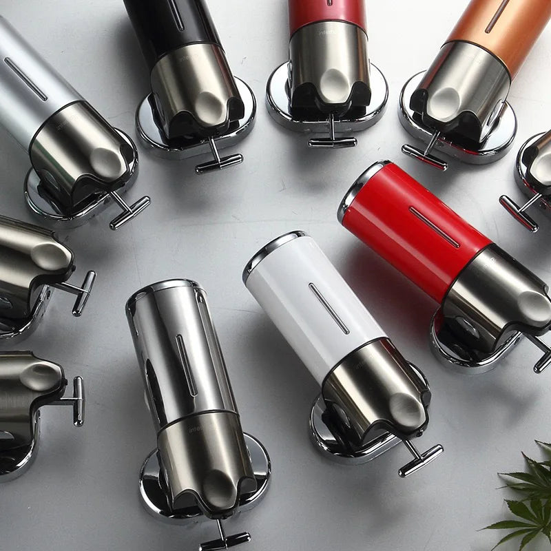 Stainless Steel Soap Dispenser Simple Clean Wall-Mounted