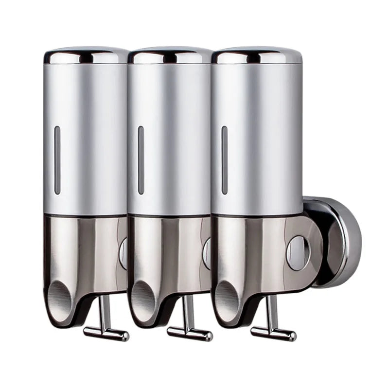 Stainless Steel Soap Dispenser Simple Clean Wall-Mounted