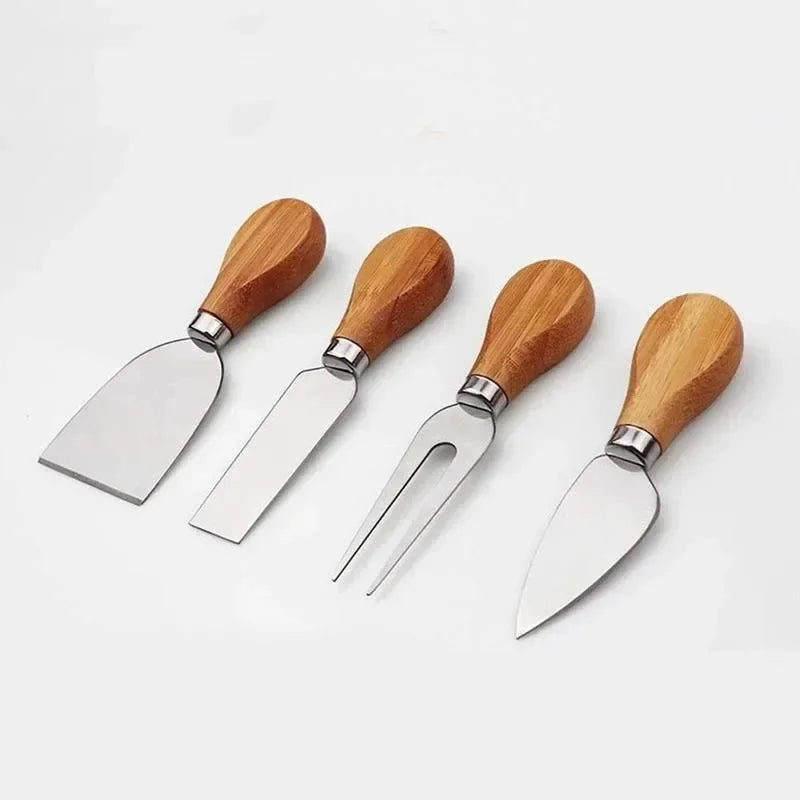 Bamboo Cheese Board Cheese Knife