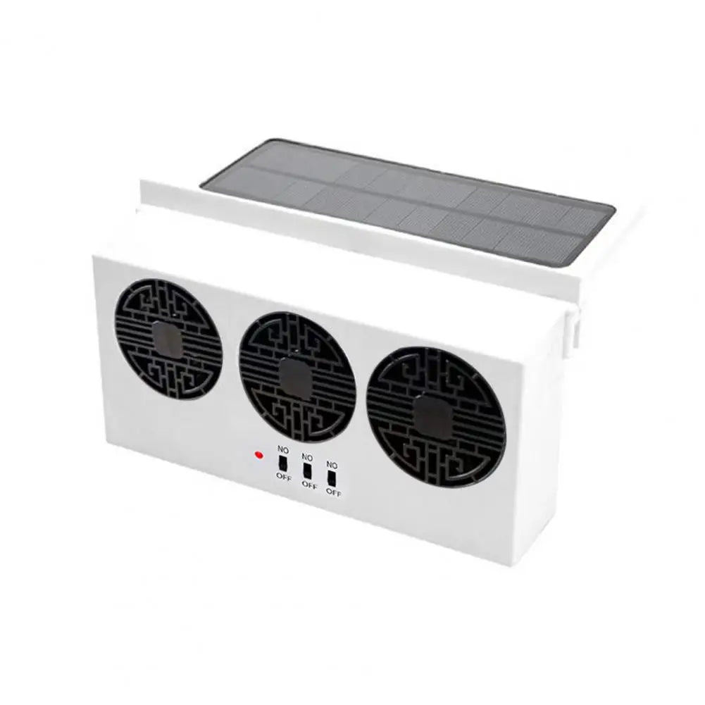 Automatic Solar Car Fan – Window Ventilation Cooler