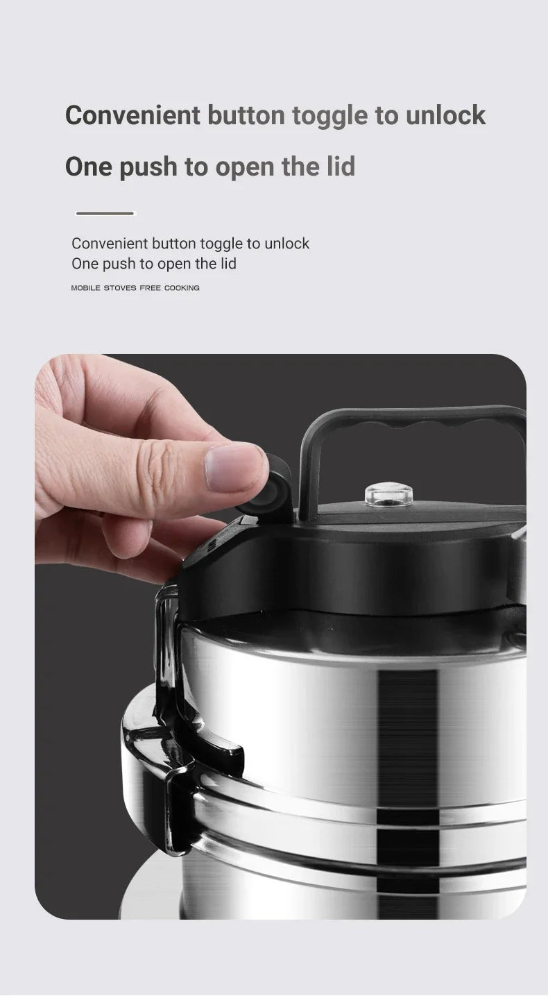 0.8-2L Outdoor Camping Small Pressure Cooker