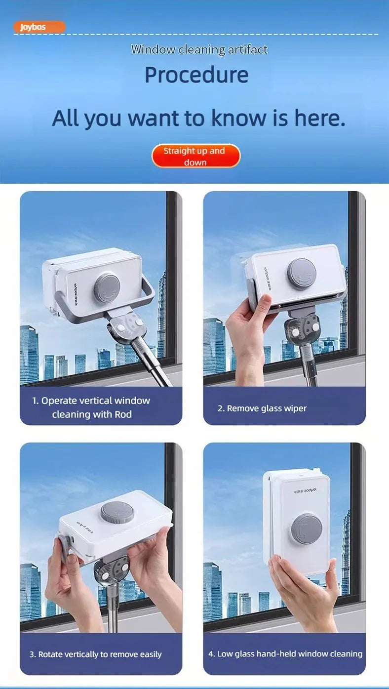 Window Cleaner JOYBOS Unlimited Adjustable Magnetic