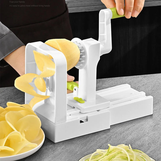 Vegetable Grater Potato Spiral Slicer