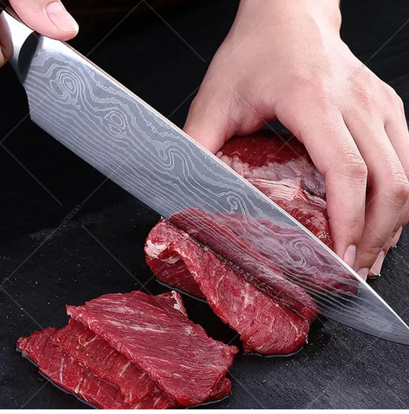 WXCOO Kitchen Scissors Japanese Chef Knife