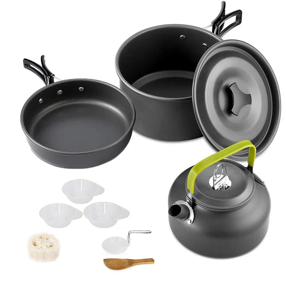 Camping Cooking set Camping Cookware Travel Tableware
