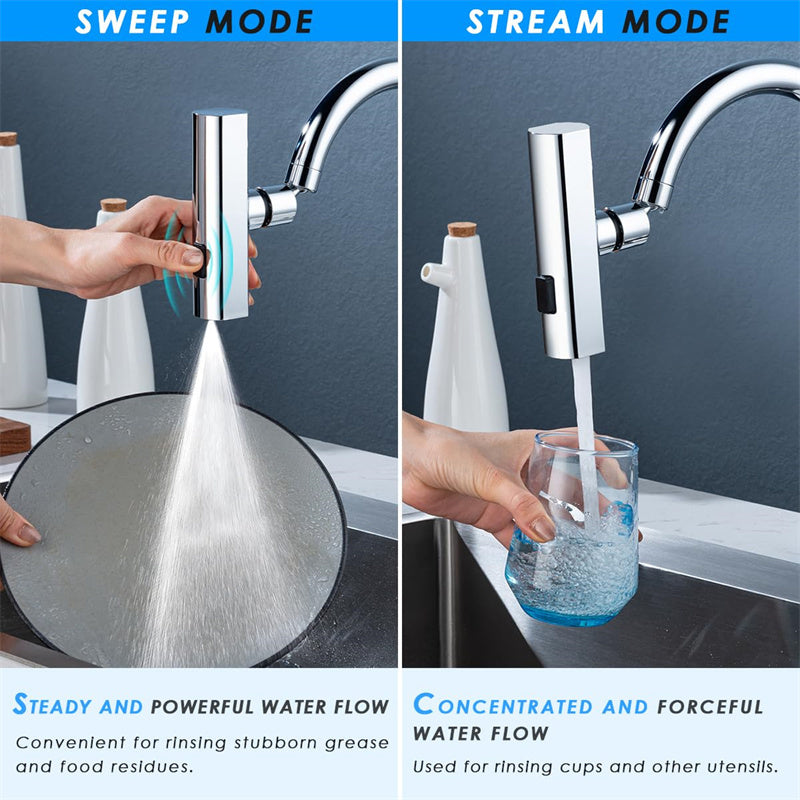 Kitchen Faucet Waterfall Outlet Splash Universal