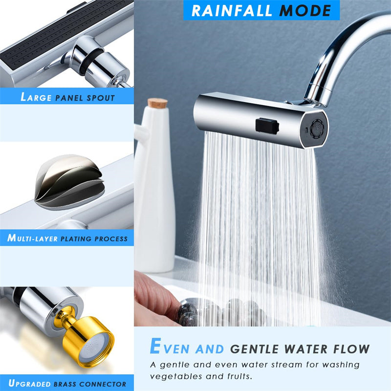 Kitchen Faucet Waterfall Outlet Splash Universal